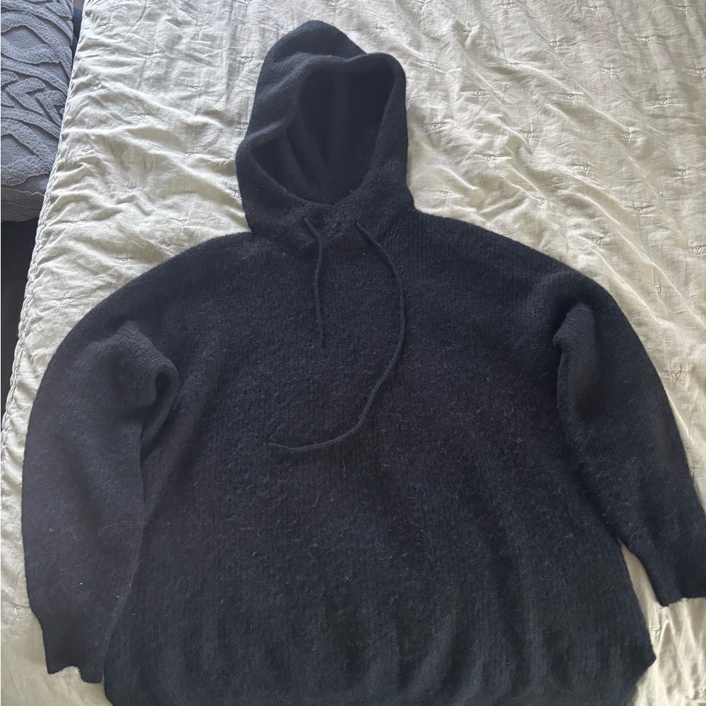Ganni Callahan Black Knit Wool Sweater